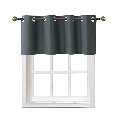 Total Blackout Curtain Valance for Bedroom Window