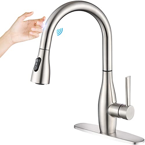 Touch Kitchen Faucet with Pull Out Sprayer