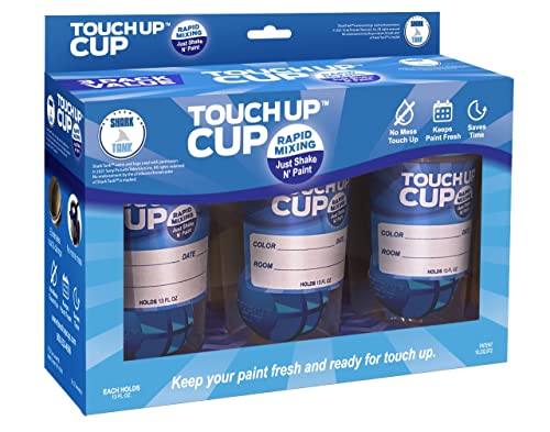 Touch Up Cup Paint Storage Containers with Lids, Pack of 3