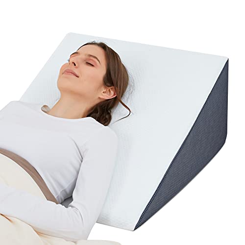 Touchutopia Bed Wedge Elevated Leg Pillow, High-Density Leg Rest Elevating  Foam Wedge, Supportive Foam Wedge Pillow - Relieves and Recovers Foot and