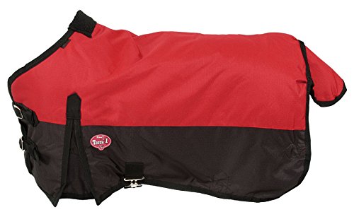 Tough 1 600D Waterproof Poly Miniature Turnout Blanket, Red, 36"