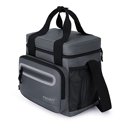 Large Insulated Lunch Cooler for Work - Dark Gray