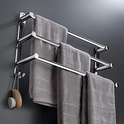 Retractable Stainless Steel Towel Bars for Bathroom and Kitchen