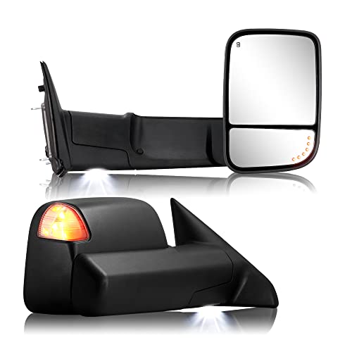Dodge Ram Towing Mirror Pair Set by Sanooer
