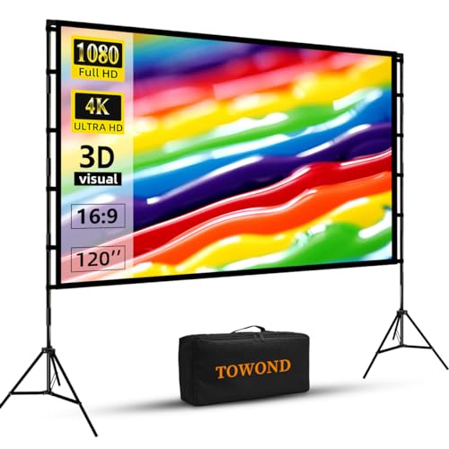Towond Projector Screen and Stand