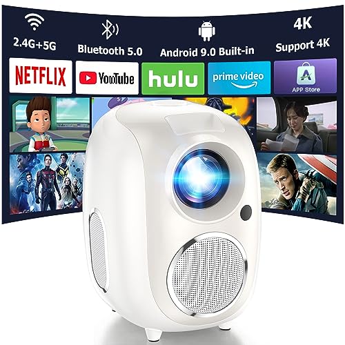 TOWOND Smart Projector with Wifi and Bluetooth