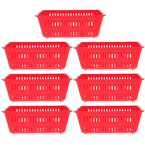 Toyvian Plastic Coin Storage Baskets