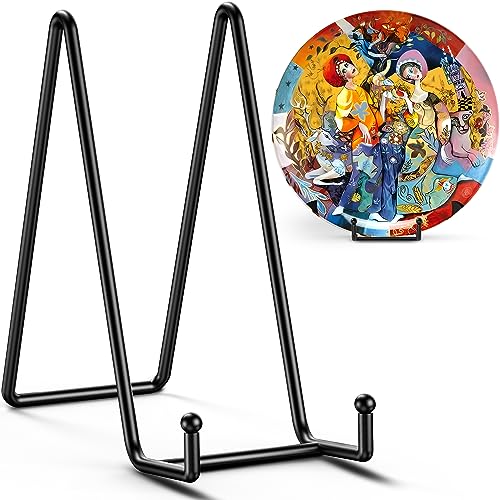 TR-LIFE 3 Pack 8 Inch Large Plate Stands for Display - Plate Holder Display  Stan