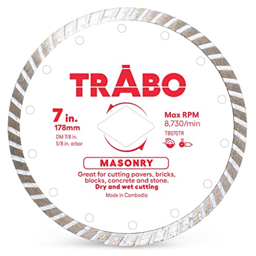 Trabo 7 Inch Masonry Turbo Diamond Blade