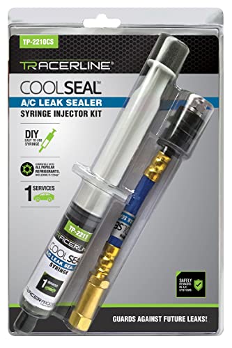 TRACERLINE Cool Seal Air Conditioner Leak Sealer Injector Kit