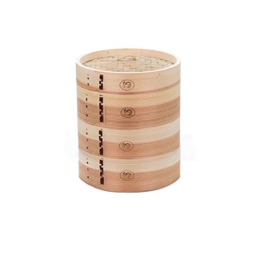 Traditional Chinese Food Wooden Steamer - HUANGYIFU 3 Tiers