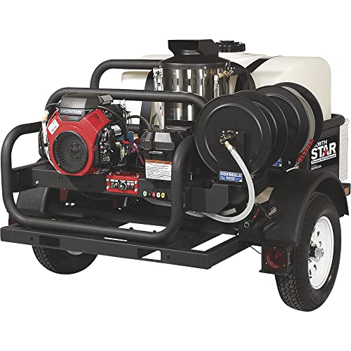 Trailer-Mounted Portable Hot Water Commercial Pressure Power Washer