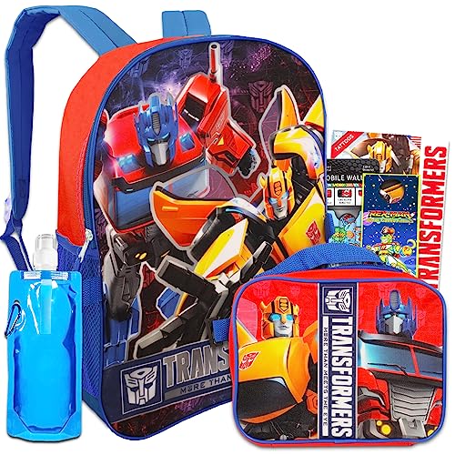Transformers Backpack and Lunch Box Set for Boys