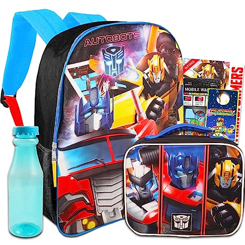 Transformers Backpack with Lunch Box Set for Boys