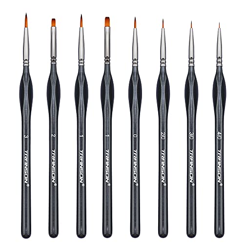 10 PCS Miniature Paint Brushes Kit, Fine Detail Painting Brush Micro  Professional Tiny Paints Brush Set for Watercolor, Oil, Face, Acrylic,  Nail, Line Drawing, Scale Model Painting, by PSISO