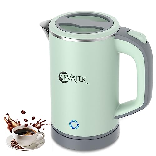0.8L Electric Kettle Stainless Steel, 800 Watts Small Electric Kettle Fast  Boil Auto Shut-off, Portable Water Boiler for Small Kitchen, Business Trip
