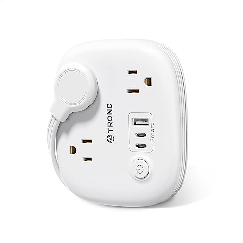 Travel Power Strip with 3 Outlets and 3 USB Ports