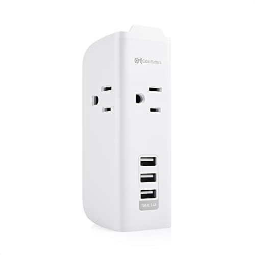 Travel Surge Protector with USB Charging Ports