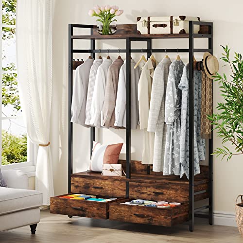 Tribesigns Closet Organizer with Drawers and Shelves