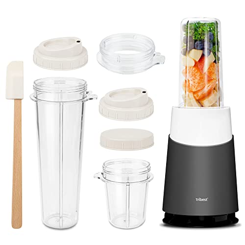 Tribest PB-410GY-A Personal Blender with Portable Blender Cups