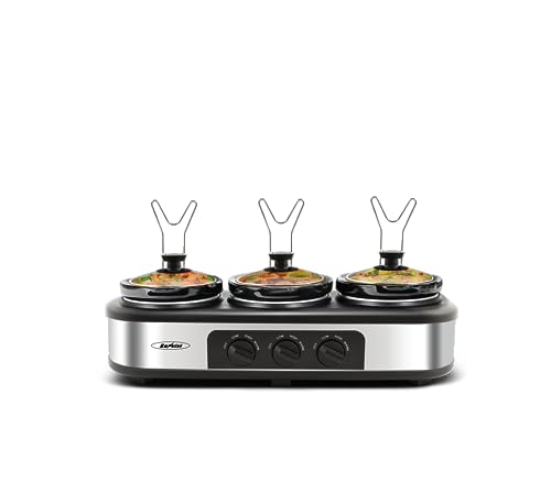 Triple Slow Cookers for Party Buffets