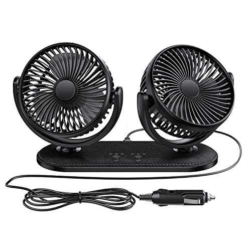 TriPole Car Fan - Portable Auto Cooling Fan