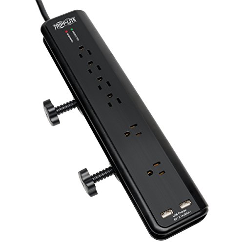 Tripp Lite Surge Protector Power Strip with USB & Insurance