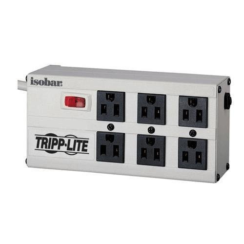 Tripp Lite Isobar Metal Surge Protector - 6 Outlet - 6' Cord