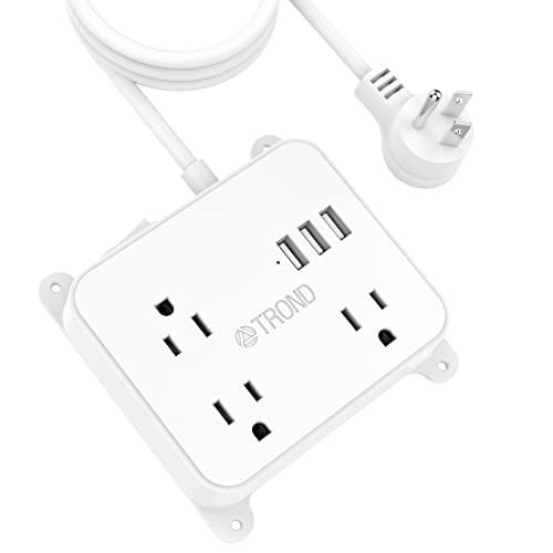 TROND 3-Outlet Extender with 3 USB Ports