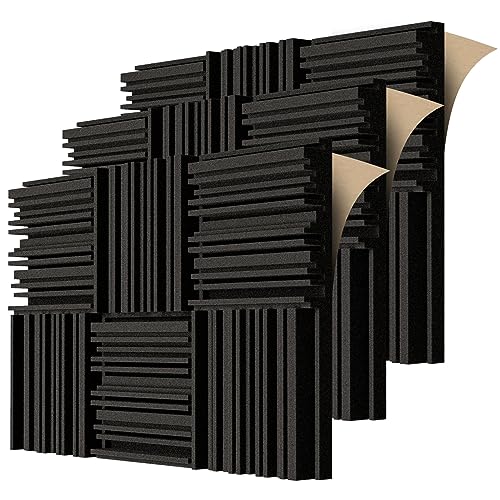 TroyStudio Self-adhesive Acoustic Foam Panels