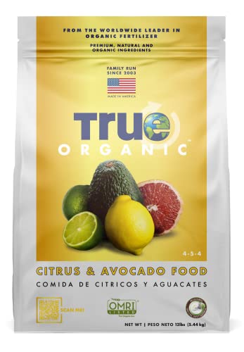 True Organic Citrus & Avocado Plant Food Fertilizer - 12 lbs