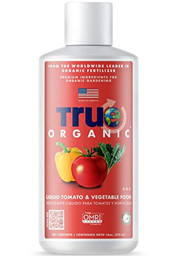 TRUE Organic Liquid Tomato & Veggie Food 16oz - CDFA, OMRI Certified