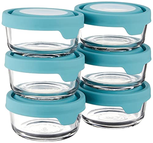 TrueSeal Glass Food Storage Containers - 2-Cup, Pack of 6
