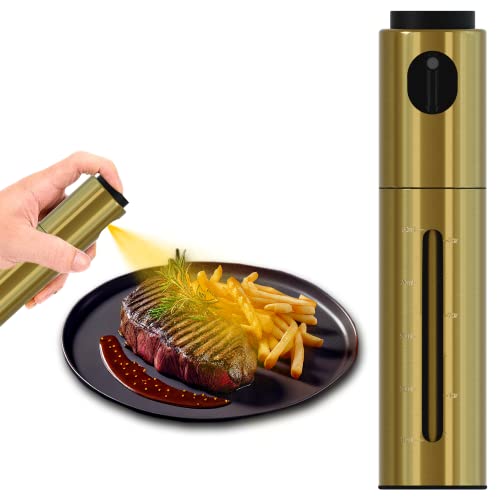 TRUESPIRE Stainless Steel Oil Sprayer for Cooking and Air Fryer