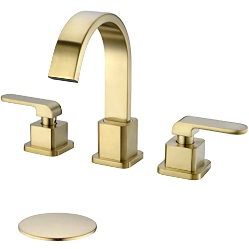 TRUSTMI Bathroom Faucet with Pop Up Drain Assembly