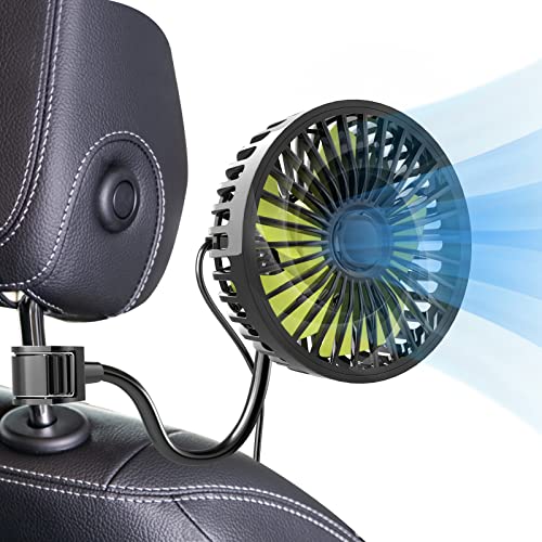 Trustnice Car Fan, USB Car Fan for Backseat Car Cooling Fan