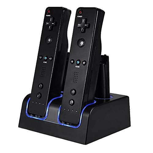 Wii Remote Charging Station with 4 Rechargeable Batteries