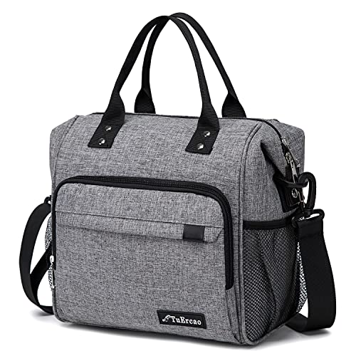 TuErCao Lunch Box for Men Women - Freezable Leakproof Insulated Lunch Bag