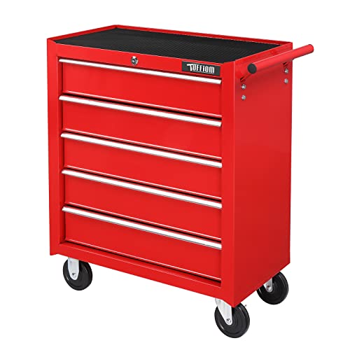 TUFFIOM Rolling Tool Chest with Lock & Key