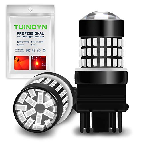 TUINCYN 3157 Red LED Bulb 2-Pack