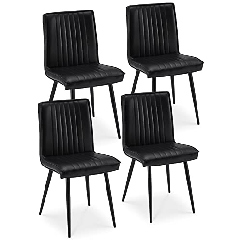 TUKAILAI Faux Leather Dining Chairs Set