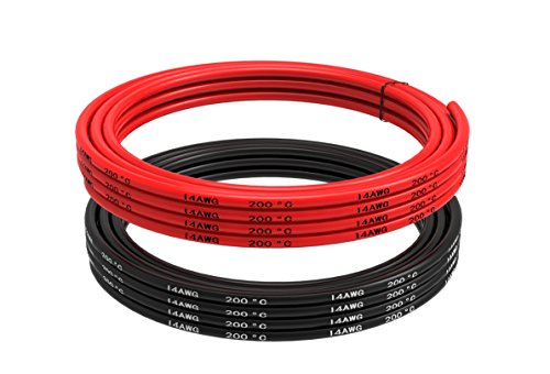 TUOFENG 14awg Silicone Wire 10 Feet