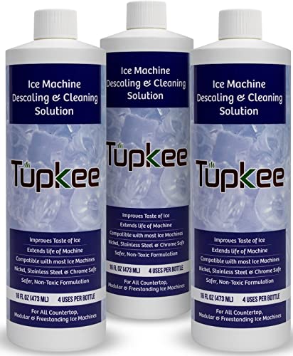 Tupkee Ice Machine Cleaner Nickel Safe - 16oz Pack of 3