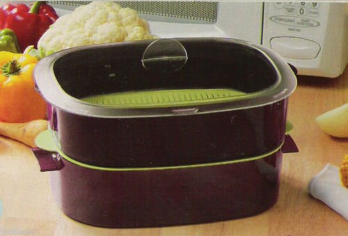 Tupperware 6pc Oval Microwave Stack Cooker