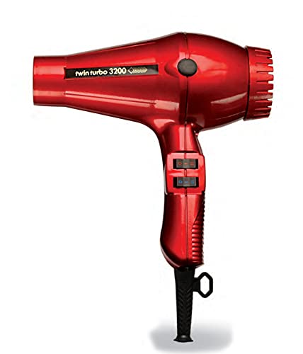 Turbo Power Twin Turbo 3200 RED Hair Dryer