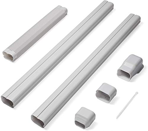 TURBRO 3x7.5 Decorative PVC Line Cover Kit for AC Systems