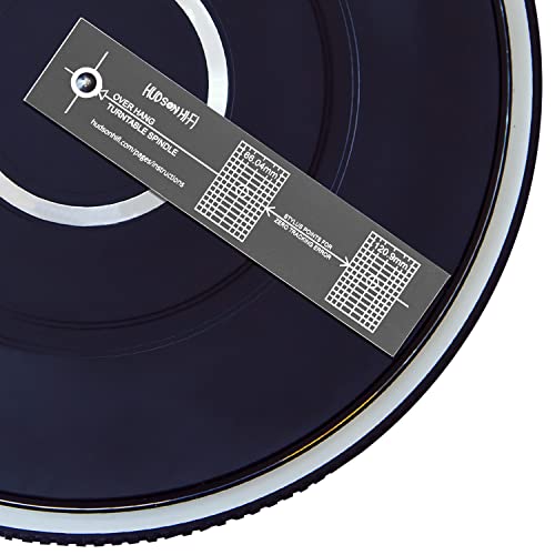 Turntable Phonograph LP Phono Cartridge Stylus Alignment Protractor Tool (Protactor Mirrored)