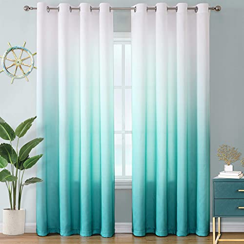Turquoise Curtains for Living Room