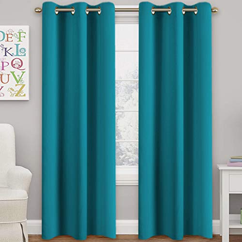 Turquoize Teal Blackout Curtains
