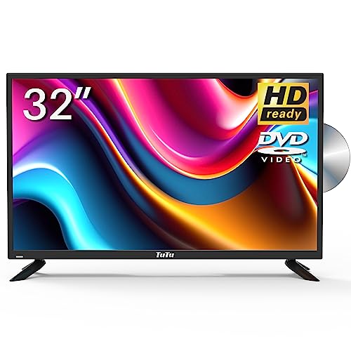 TuTu 32-inch 720P HD LED TV with Built-in DVD Player
